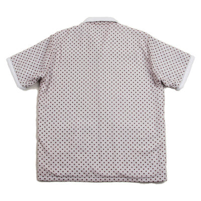 Bryceland's Co Towel Shirt - White w/ Navy/Red Circles - Standard & Strange