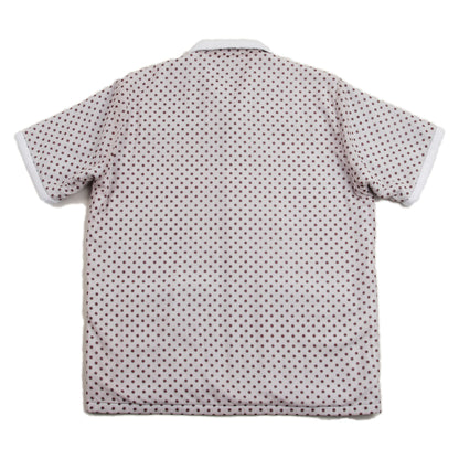 Bryceland's Co Towel Shirt - White w/ Navy/Red Circles - Standard & Strange