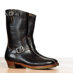Clinch Boots Engineer Boots - Black Overdyed Horsebutt - CN Wide Last ...