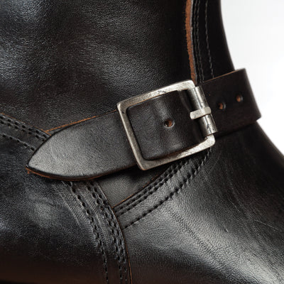 Clinch Boots Engineer Boots - Black Overdyed Horsebutt - CN Wide Last - Standard & Strange