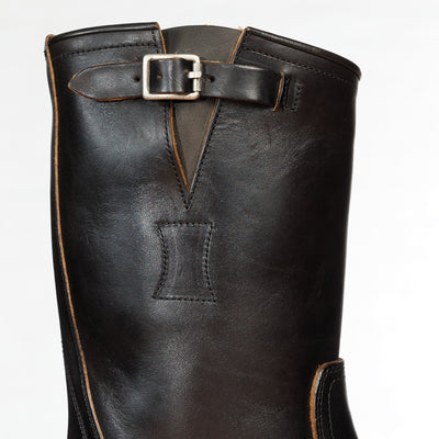 Clinch Boots Engineer Boots - Black Overdyed Horsebutt - CN Wide Last - Standard & Strange