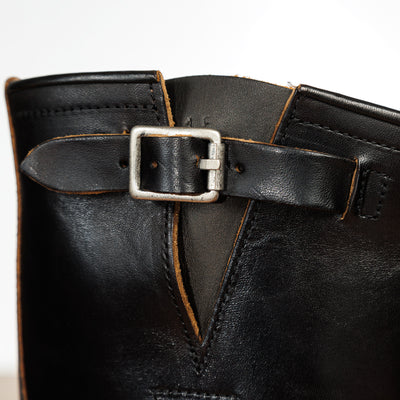 Clinch Boots Engineer Boots - Black Overdyed Horsebutt - CN Wide Last - Standard & Strange