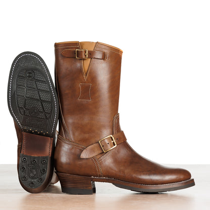 Clinch Boots Engineer Boot - Natural Horsebutt - CN Wide Last - Standard & Strange