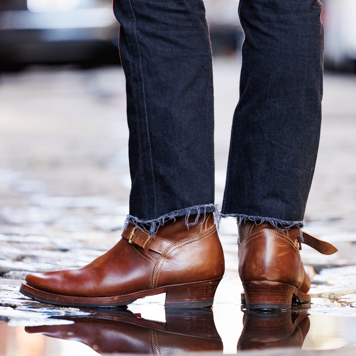 Clinch Engineer Boot - Natural Horsebutt - CN Wide – Standard