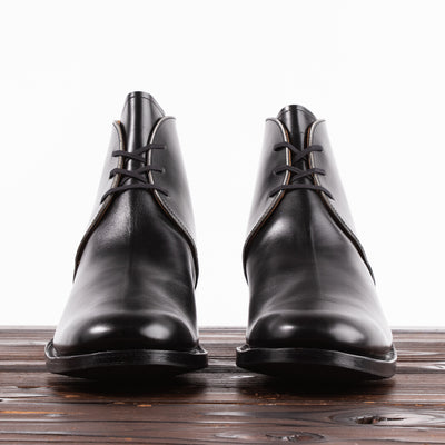 Clinch Boots George Boots - Black Overdyed Kip - CN-Wide Last - Standard & Strange