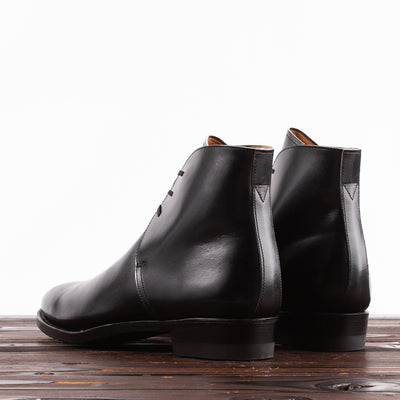 Clinch Boots George Boots - Black Overdyed Kip - CN-Wide Last - Standard & Strange