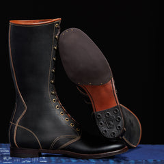 Clinch Boots Hi-Liner Boots - Black Overdyed Latigo - CN Wide Last - Standard & Strange