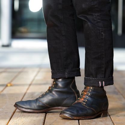 Clinch Boots Hi-Liner Boots - Black Overdyed Latigo - CN-S Last - Standard & Strange