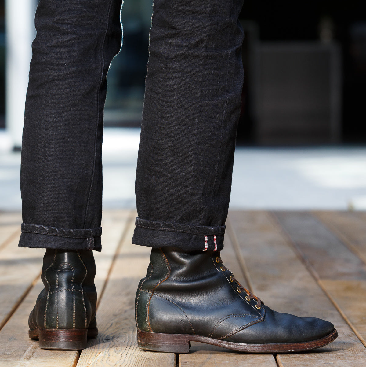 Clinch Boots Hi-Liner Boots - Black Overdyed Latigo - CN-S Last - Standard & Strange