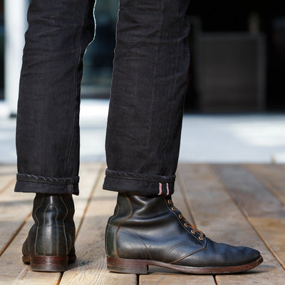 Clinch Boots Hi-Liner Boots - Black Overdyed Latigo - CN-S Last - Standard & Strange