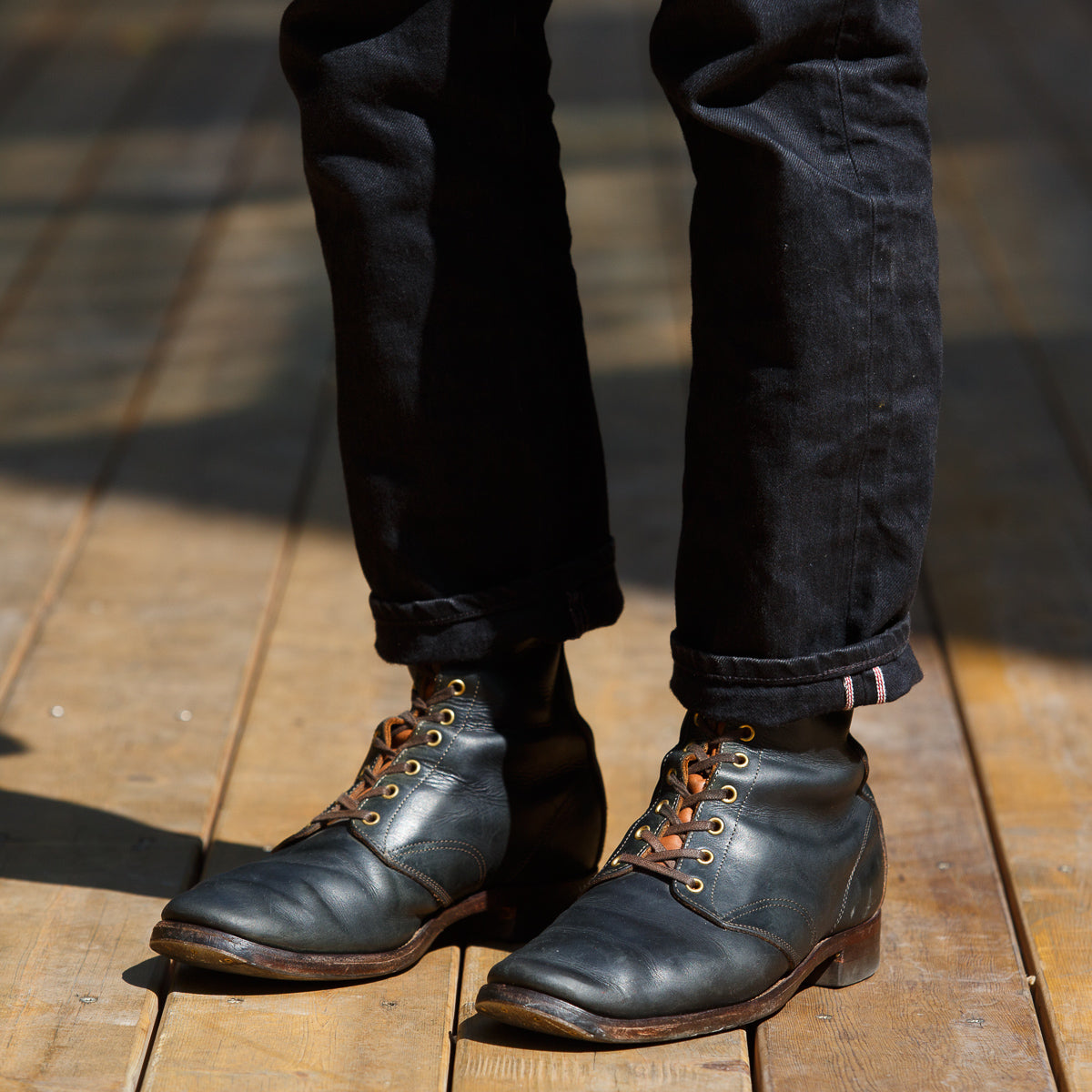 Clinch Boots Hi-Liner Boots - Black Overdyed Latigo - CN-S Last - Standard & Strange