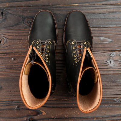 Clinch Boots Hi-Liner Boots - Black Overdyed Latigo - CN-S Last - Standard & Strange