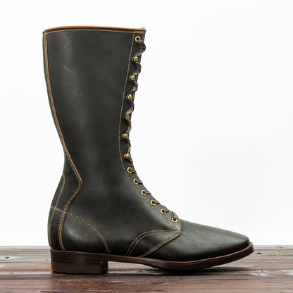 Clinch Boots Hi-Liner Boots - Black Overdyed Latigo - CN-S Last - Standard & Strange