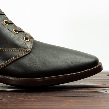 Clinch Boots Hi-Liner Boots - Black Overdyed Latigo - CN-S Last - Standard & Strange