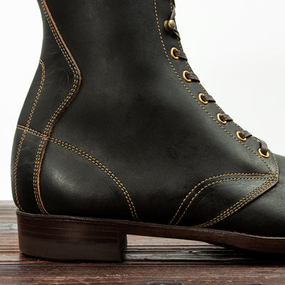 Clinch Boots Hi-Liner Boots - Black Overdyed Latigo - CN-S Last - Standard & Strange