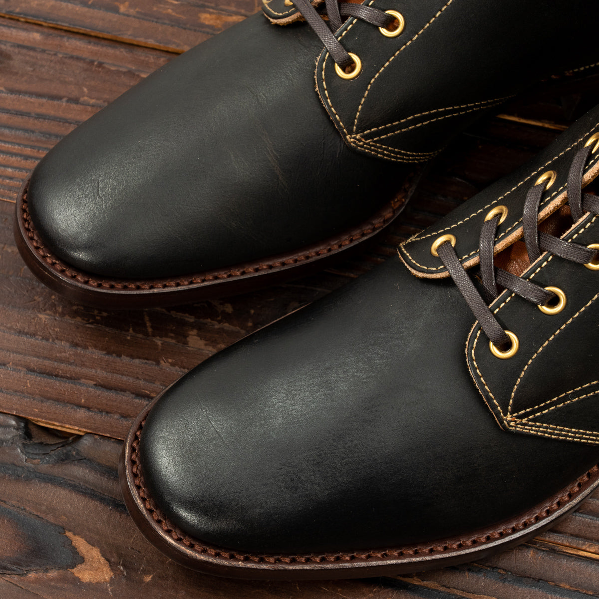 Clinch Boots Hi-Liner Boots - Black Overdyed Latigo - CN-S Last - Standard & Strange