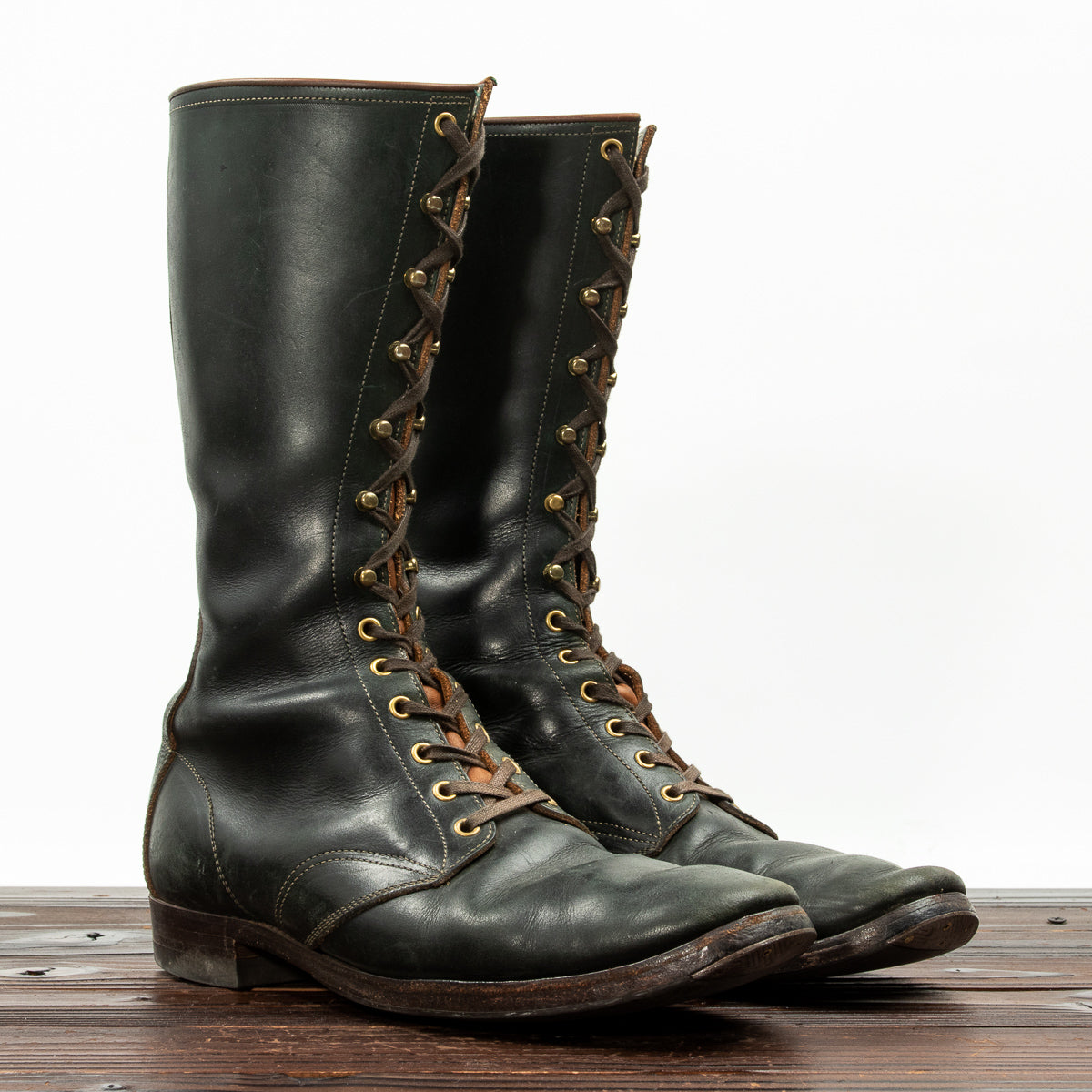 Clinch Boots Hi-Liner Boots - Black Overdyed Latigo - CN-S Last - Standard & Strange