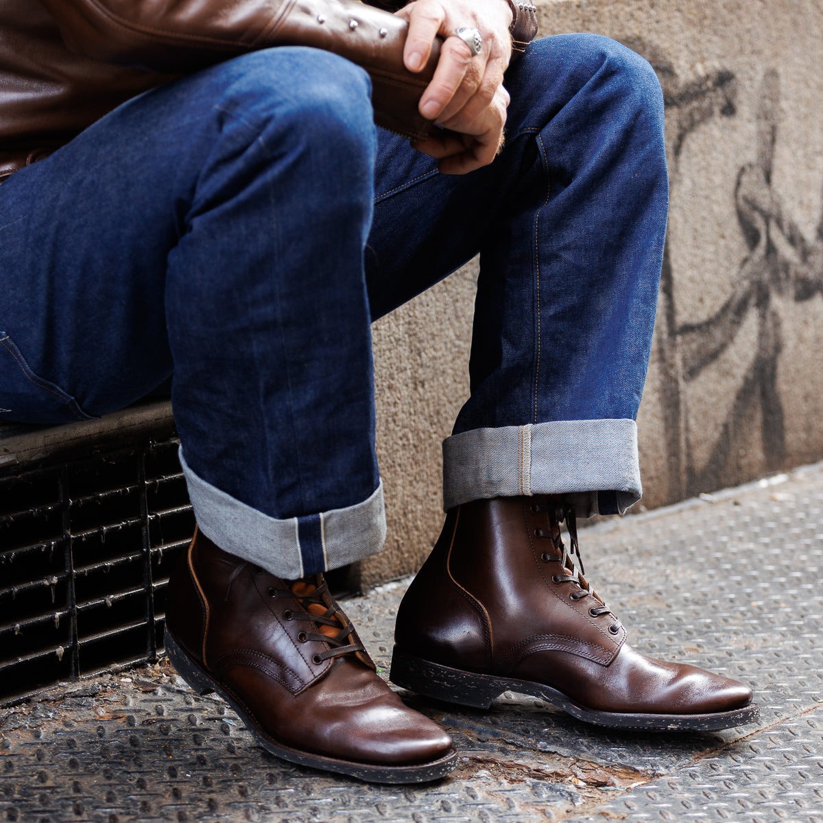 Clinch Boots Yeager Boot - Brown Overdye Horsebutt - CN-S Last - Standard & Strange