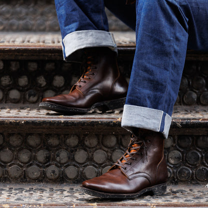 Clinch Boots Yeager Boot - Brown Overdye Horsebutt - CN-S Last - Standard & Strange