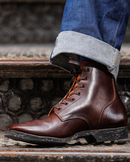 Clinch Boots Yeager Boot - Brown Overdye Horsebutt - CN-S Last - Standard & Strange