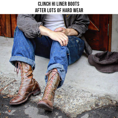 Clinch Boots Hi-Liner Boots - Black Overdyed Latigo - CN-S Last - Standard & Strange