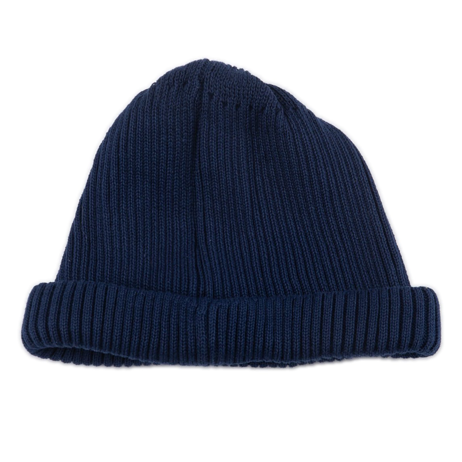 RoToTo Cotton Roll-Up Beanie - Navy – Standard & Strange