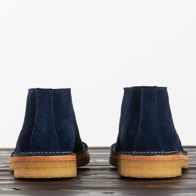 John Lofgren Desert Boots - Navy - Standard & Strange