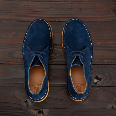 John Lofgren Desert Boots - Navy - Standard & Strange