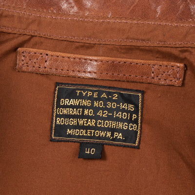 Eastman Leather Clothing Type A-2 Leather Jacket - Rough Wear 1401P - Standard & Strange