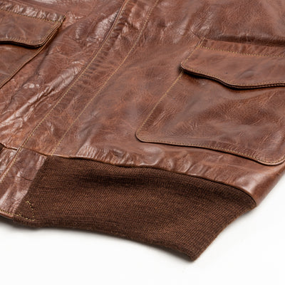 Eastman Leather Clothing Type A-2 Leather Jacket - 100th Bomb Group Chapel in the Flak - Standard & Strange