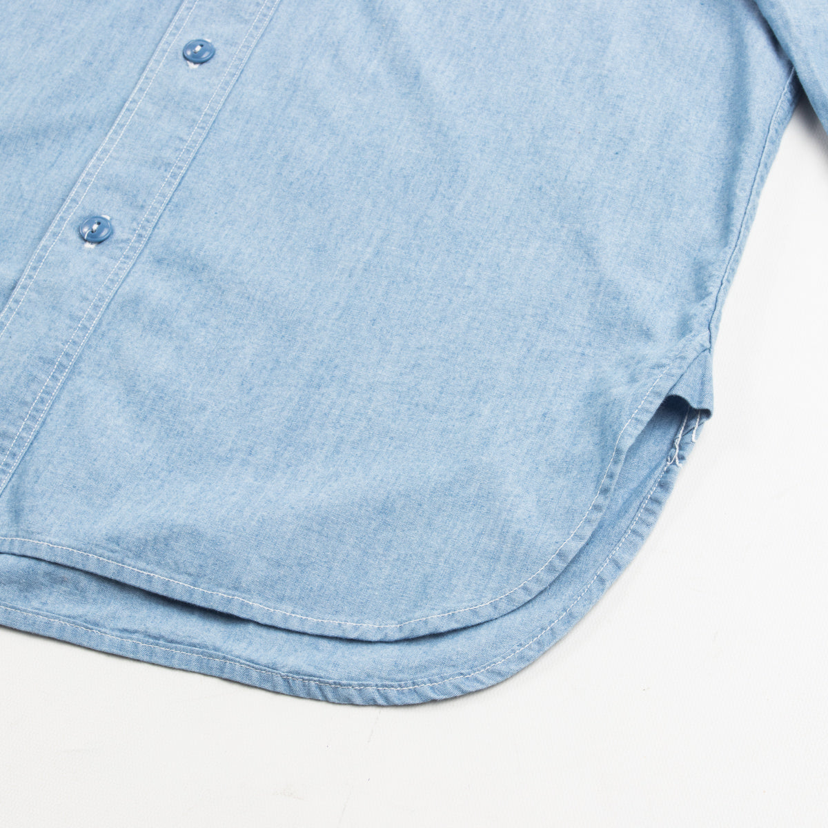 Eastman Leather Clothing USN Chambray Shirt - Blue - Standard & Strange