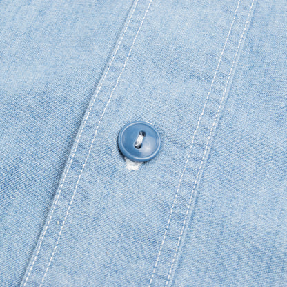 Eastman Leather Clothing USN Chambray Shirt - Blue - Standard & Strange