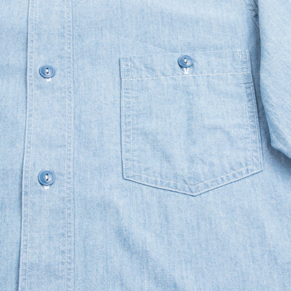 Eastman Leather Clothing USN Chambray Shirt - Blue - Standard & Strange