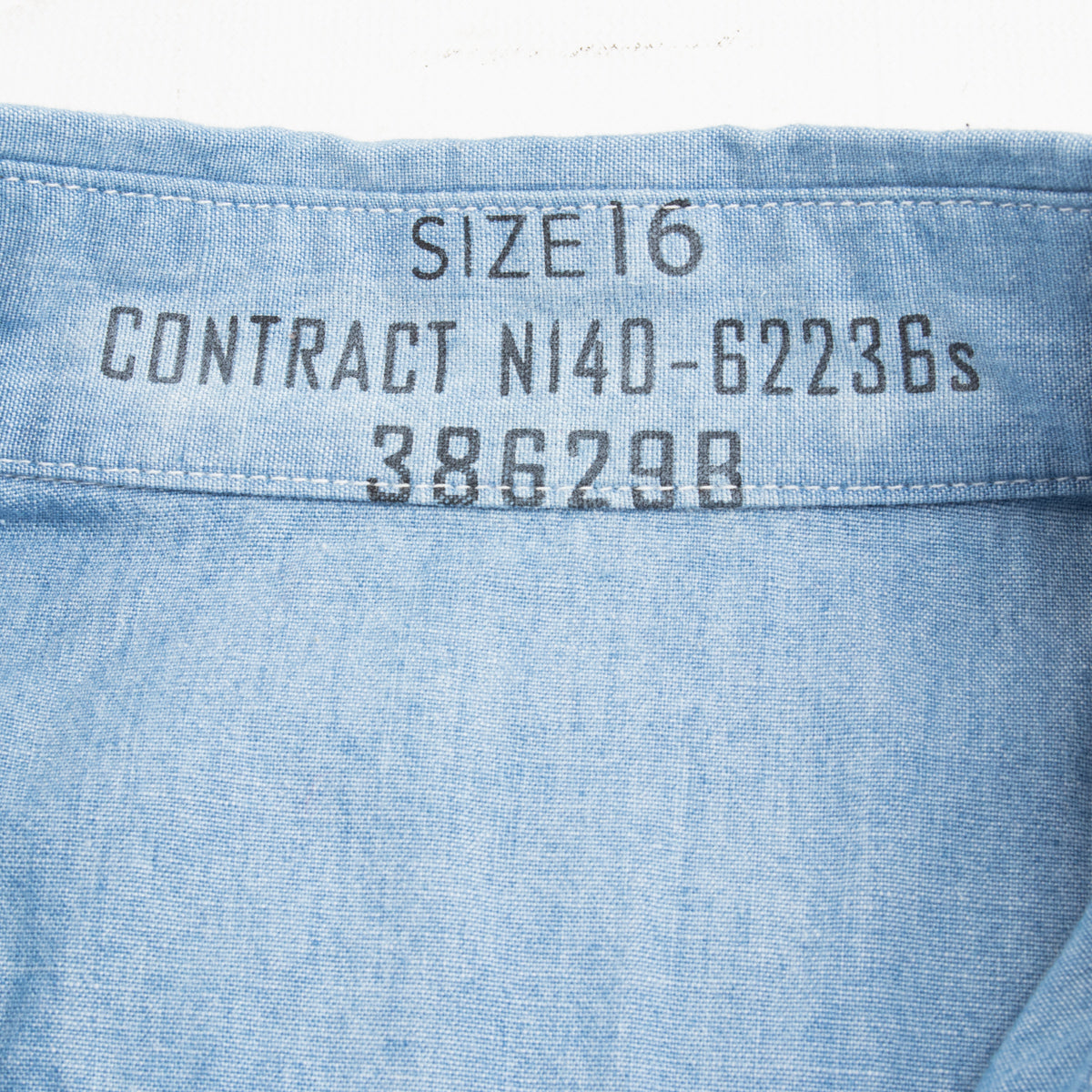 Eastman Leather Clothing USN Chambray Shirt - Blue - Standard & Strange