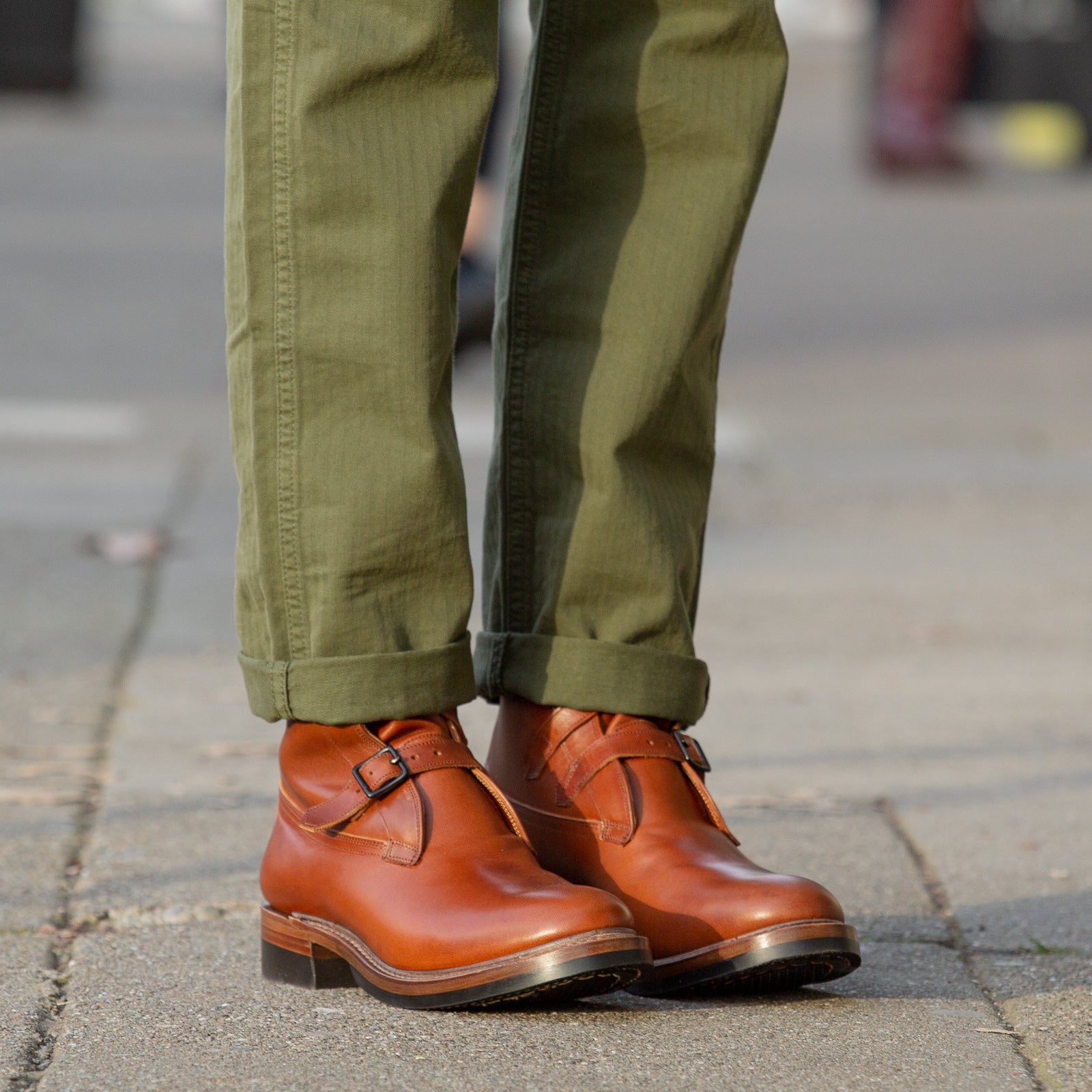 Eastman Leather Clothing Tanker Boots - Russet Brown Horsehide ...
