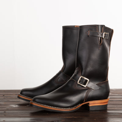 Wesco Mister Lou Engineer Boot - Black Horsehide - Standard & Strange