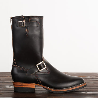Wesco Mister Lou Engineer Boot - Black Horsehide - Standard & Strange