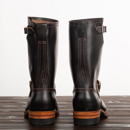 Wesco Mister Lou Engineer Boot - Black Horsehide - Standard & Strange