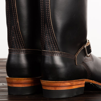 Wesco Mister Lou Engineer Boot - Black Horsehide - Standard & Strange