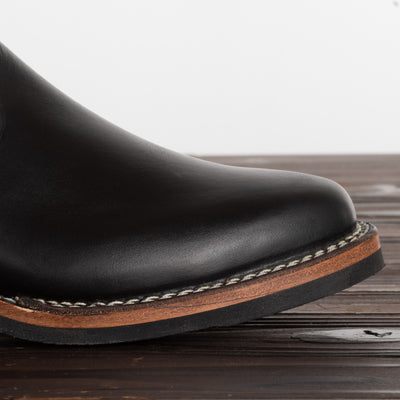 Wesco Mister Lou Engineer Boot - Black Horsehide - Standard & Strange