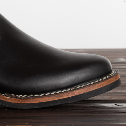 Wesco Mister Lou Engineer Boot - Black Horsehide - Standard & Strange
