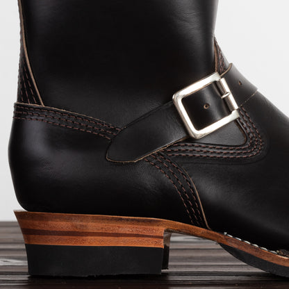 Wesco Mister Lou Engineer Boot - Black Horsehide - Standard & Strange