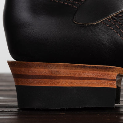 Wesco Mister Lou Engineer Boot - Black Horsehide - Standard & Strange