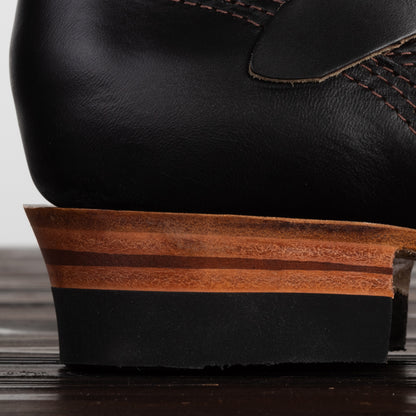 Wesco Mister Lou Engineer Boot - Black Horsehide - Standard & Strange