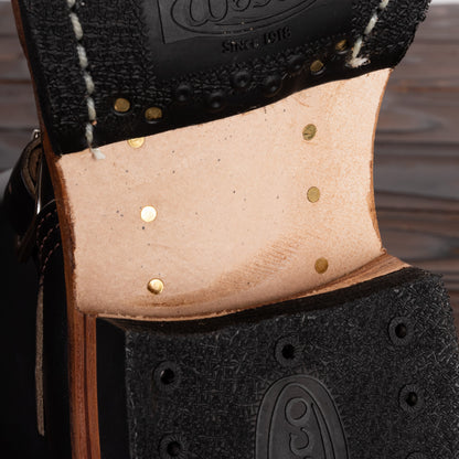 Wesco Mister Lou Engineer Boot - Black Horsehide - Standard & Strange