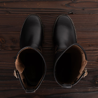 Wesco Mister Lou Engineer Boot - Black Horsehide - Standard & Strange