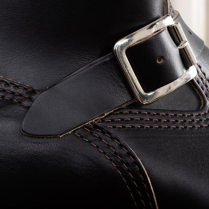 Wesco Mister Lou Engineer Boot - Black Horsehide - Standard & Strange