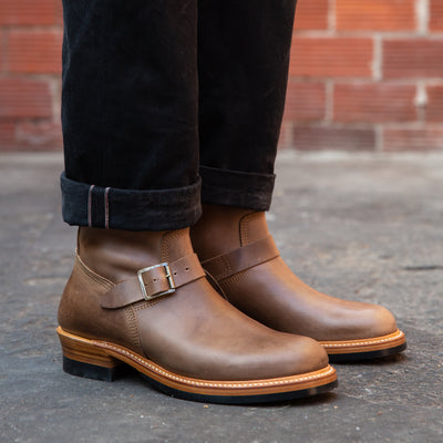 John Lofgren Wabash Engineer Boots - Natural CXL - Standard & Strange
