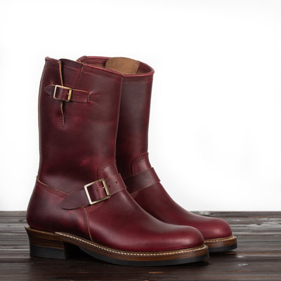 John Lofgren Wabash Engineer Boots - Burgundy CXL - Standard & Strange