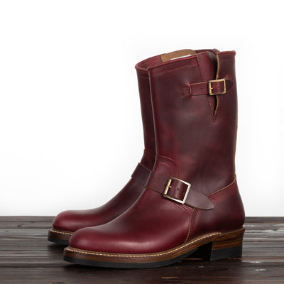 John Lofgren Wabash Engineer Boots - Burgundy CXL - Standard & Strange